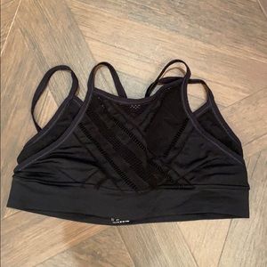Black Nux double strap sports bra